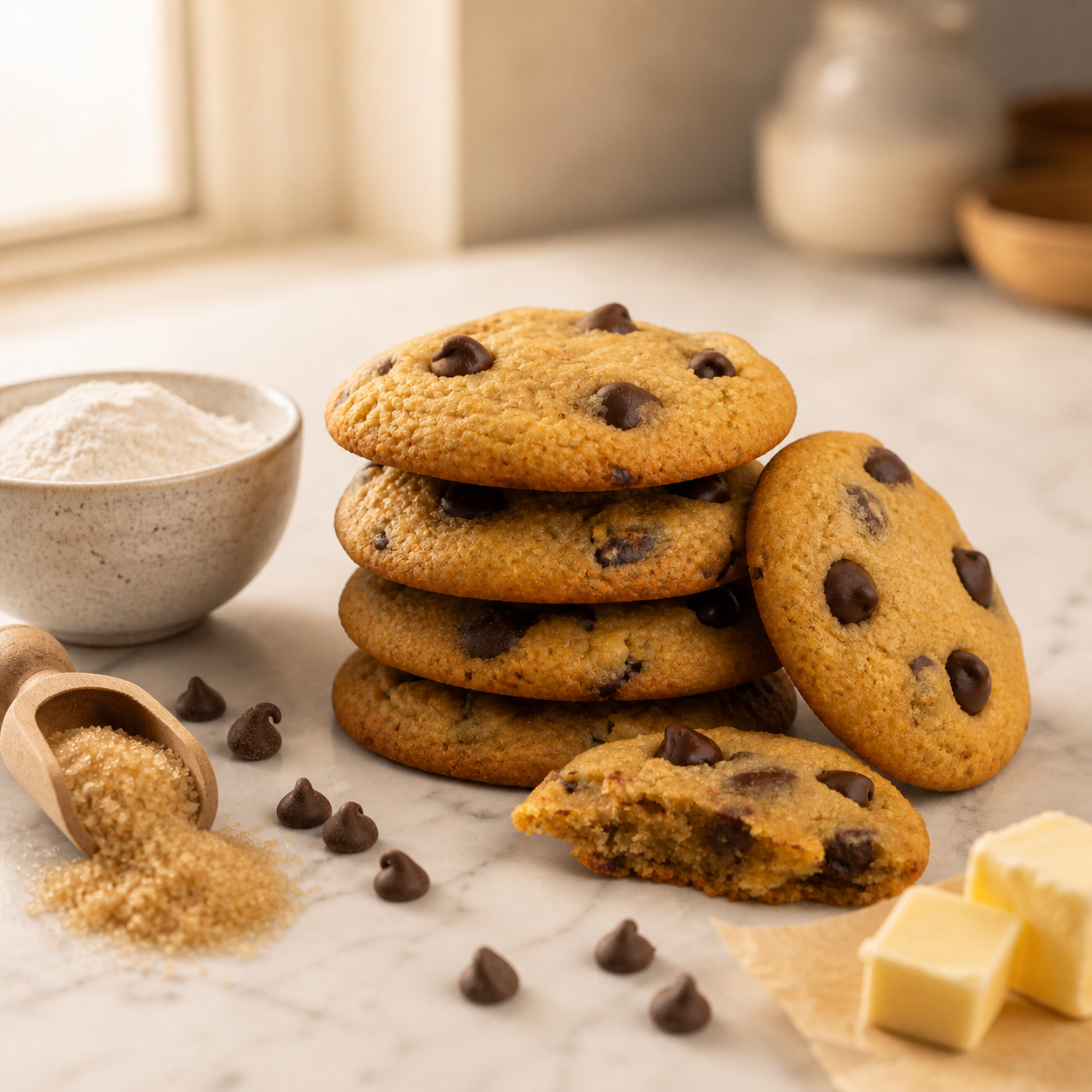 Sugar-Free Chocolate Chip Cookies