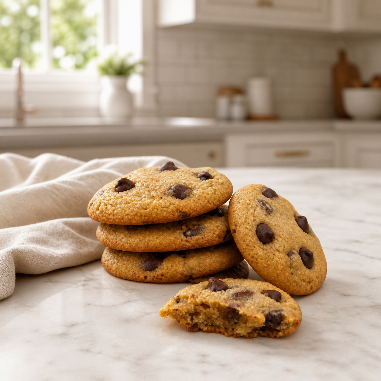 Sugar-Free Chocolate Chip Cookies