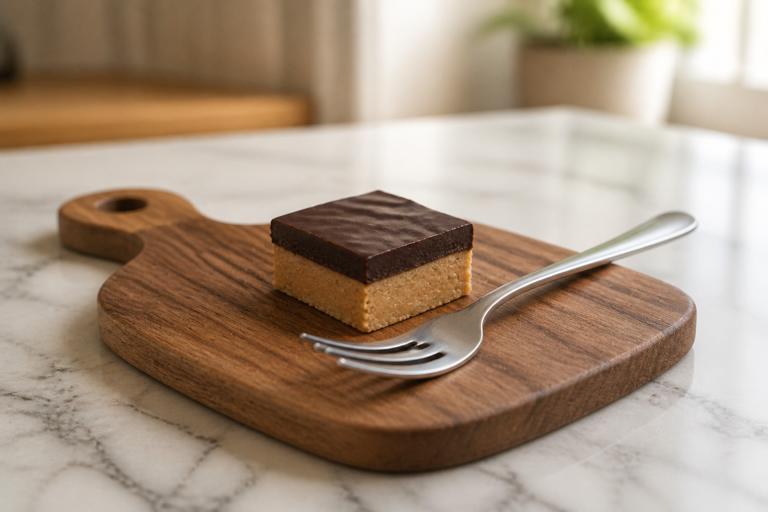 Sugar-Free Peanut Butter Chocolate Fudge