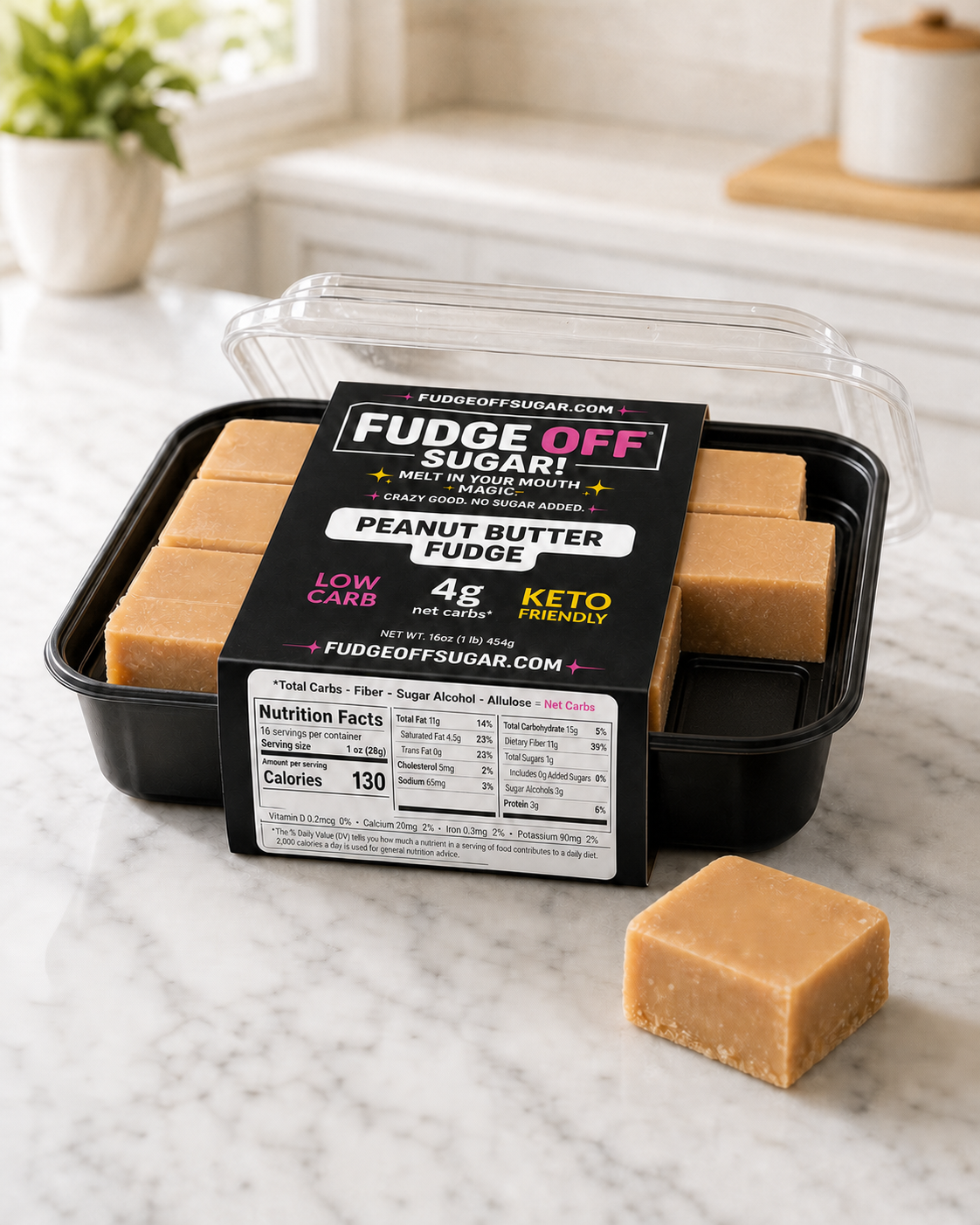 Sugar-Free Peanut Butter Fudge