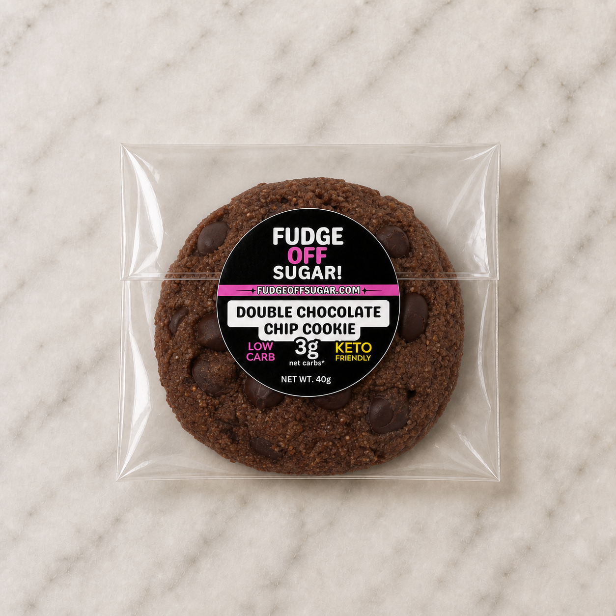 Sugar-Free Double Chocolate Chip Cookies