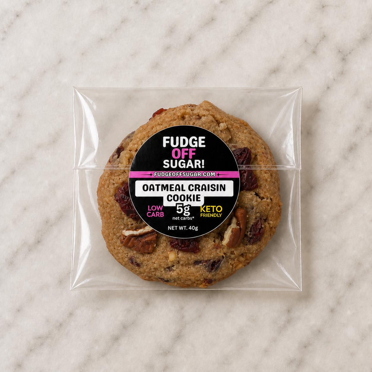 Sugar-Free Oatmeal Cranberry Cookies
