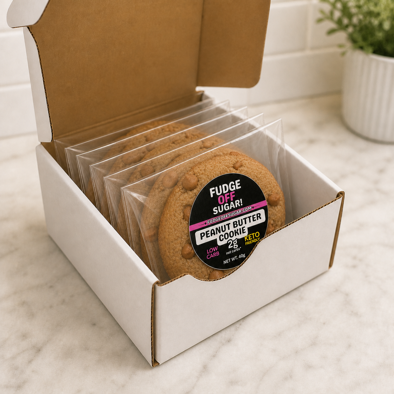 Sugar-Free Peanut Butter Cookies