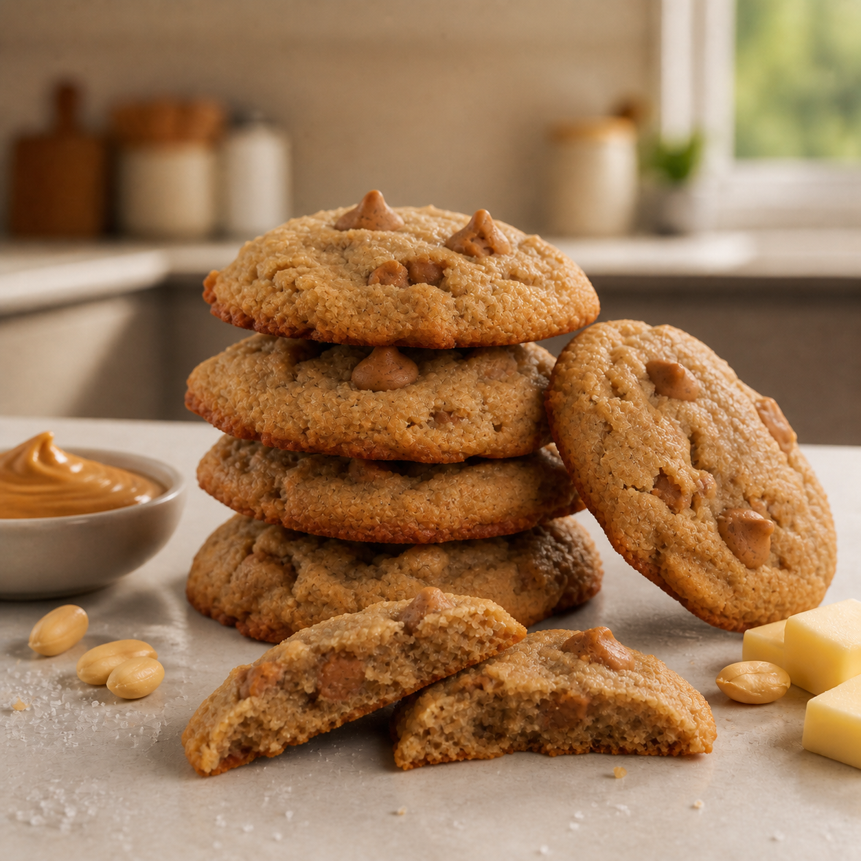 Sugar-Free Peanut Butter Cookies