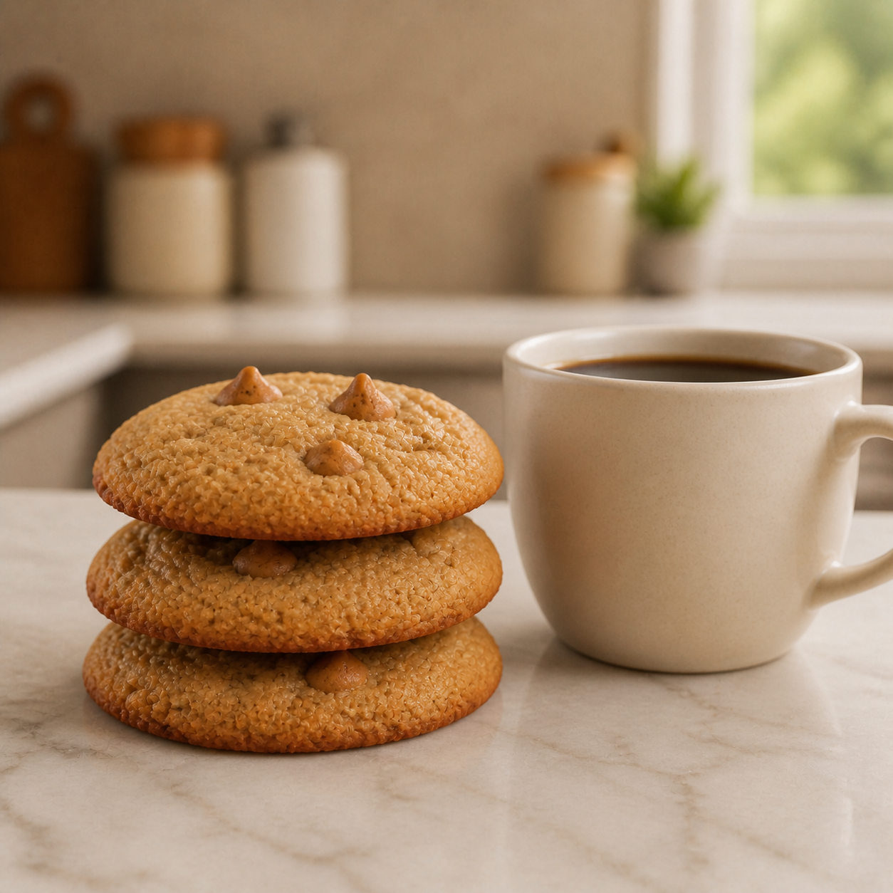 Sugar-Free Peanut Butter Cookies